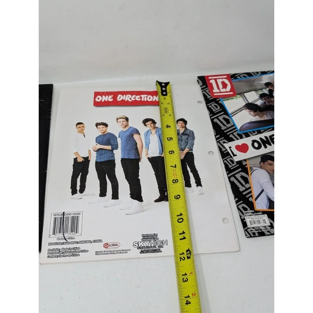 One Direction 1D Band School Folder Art Lot Vintage 2013